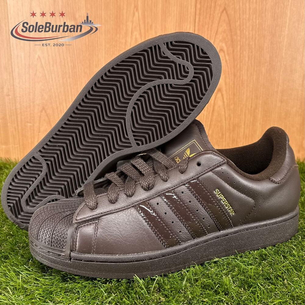adidas Superstar II Aurora Coffee Aurora Coffee Gold Metallic KH9180 Mens Sz 11